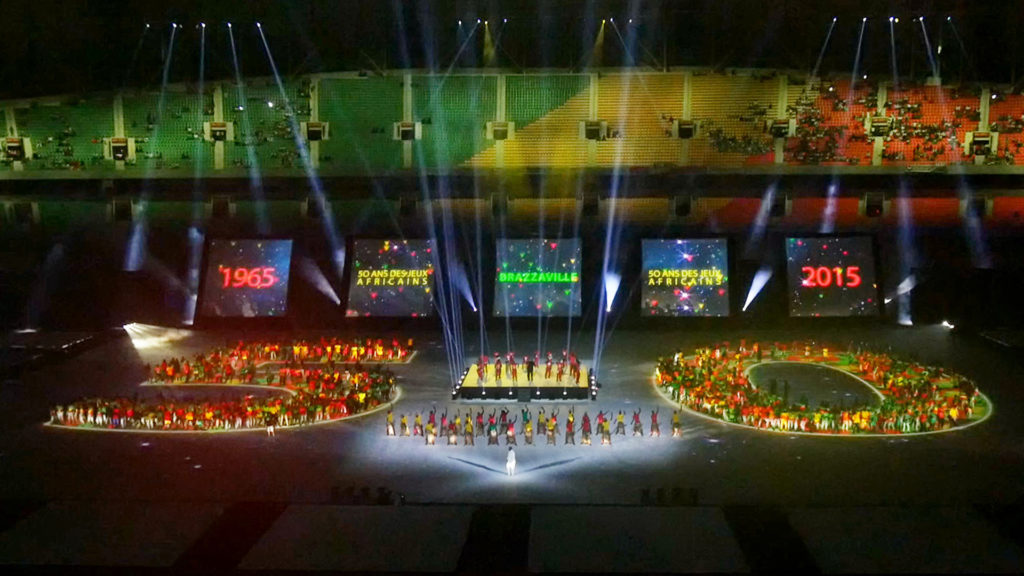 11TH AFRICAN GAMES IN BRAZZAVILLE OPENING CEREMONY