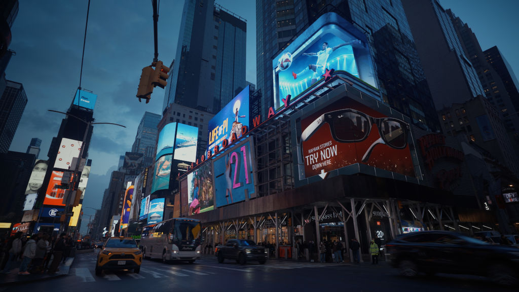 MLS TIMES SQUARE 3D BILLBOARD