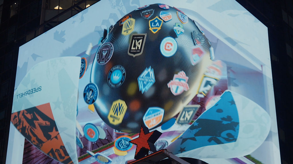 MLS TIMES SQUARE 3D BILLBOARD