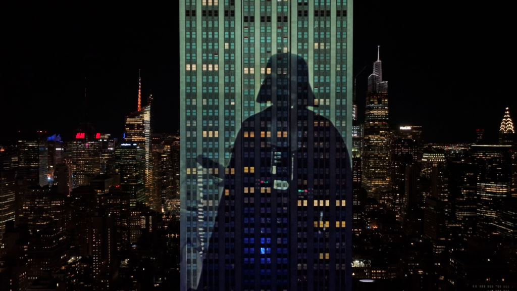 STAR WARS SUR L'EMPIRE STATE BUILDING