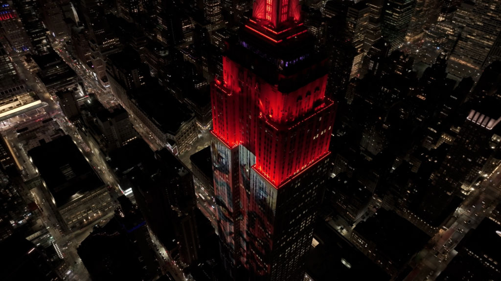 STAR WARS SUR L'EMPIRE STATE BUILDING